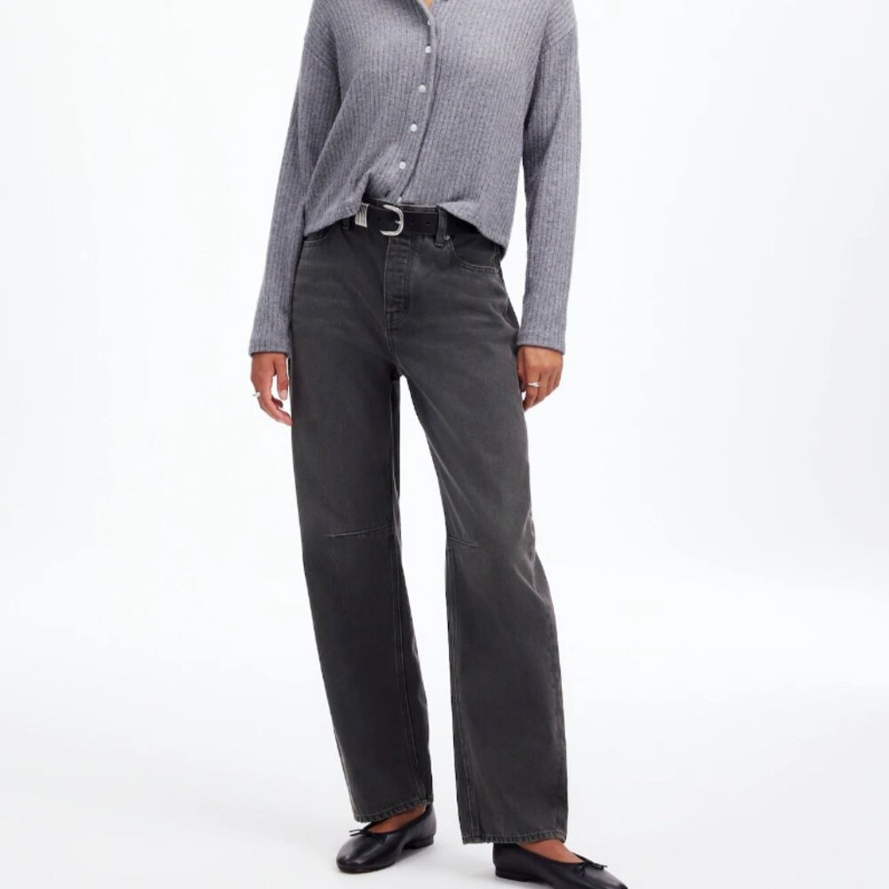 Madewell Darted Barrel-leg Jeans in Olenda Wash